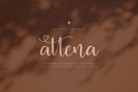 Attena: A Stylish Script Font for Modern Creatives