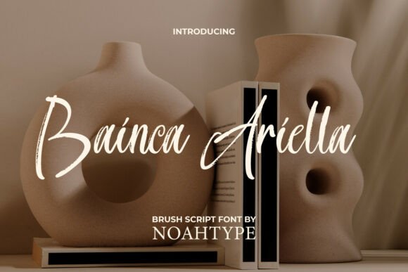 Bainca Ariella: A Brush Script Font with Authentic Character