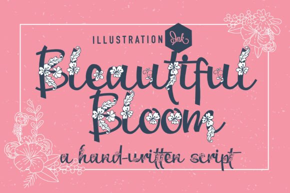 Bleautiful Bloom Family: A Script Font for Lasting Impressions