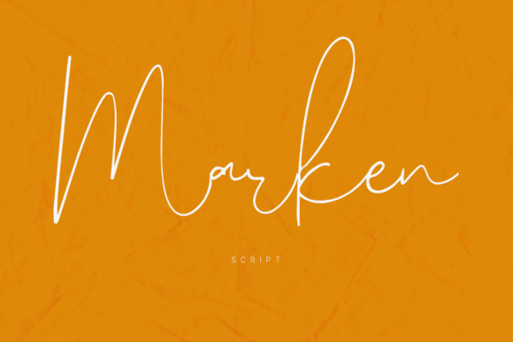 Discovering Marken: Your Go-To Handwritten Script Font