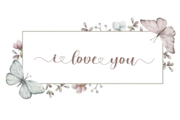 Exploring the Elegance of the I Love You Script Font