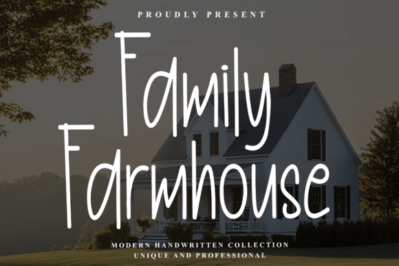 Family Farmhouse: A Script Font with Autumnal Soul