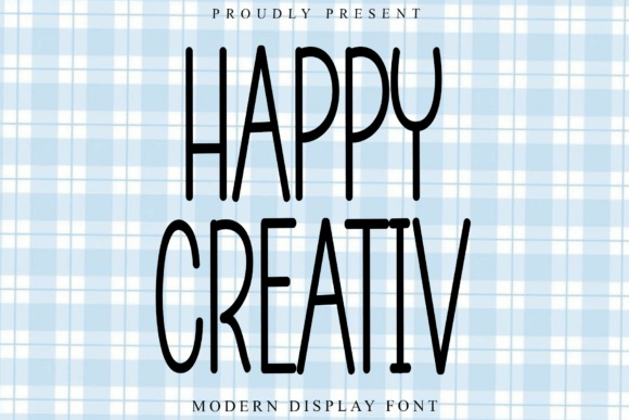 Happy Creativ: A Rhythmic Script for Autumnal Branding