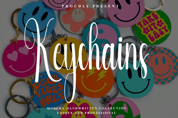 Keychains: A Sophisticated Script for Autumnal Branding