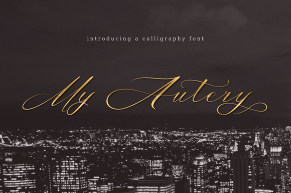 My Autery: A Script Font for Timeless Romance