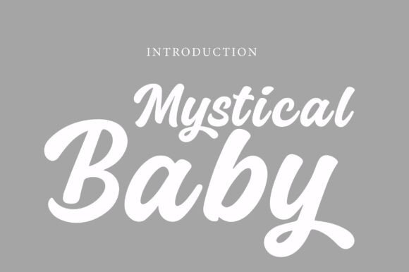 Mystical Baby Font: A Charming Retro Script for Modern Designs