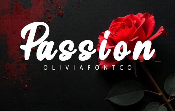 Passion Font: A Bold Script for Heartfelt Design