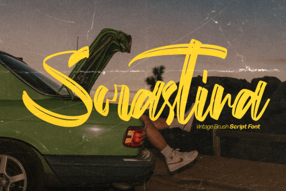 Sorastina: The Bold Brush Script for Nostalgic Design
