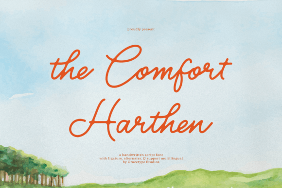 The Comfort Harthen: A Handwritten Font for Genuine Connection