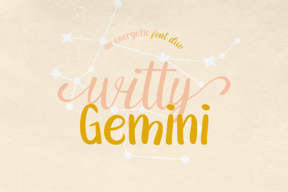 Witty Gemini Duo: A Font Pairing That Does the Work for You