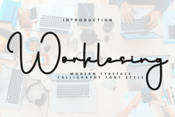 Worklesing: A Premium Script Font for Modern Branding